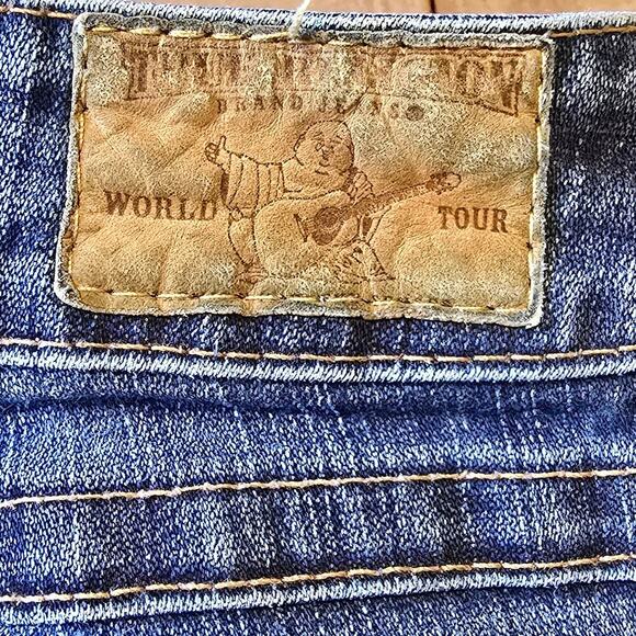 True Religion Johnny Straight Leg Y2k Jean WC92317QV - Picture 8 of 13